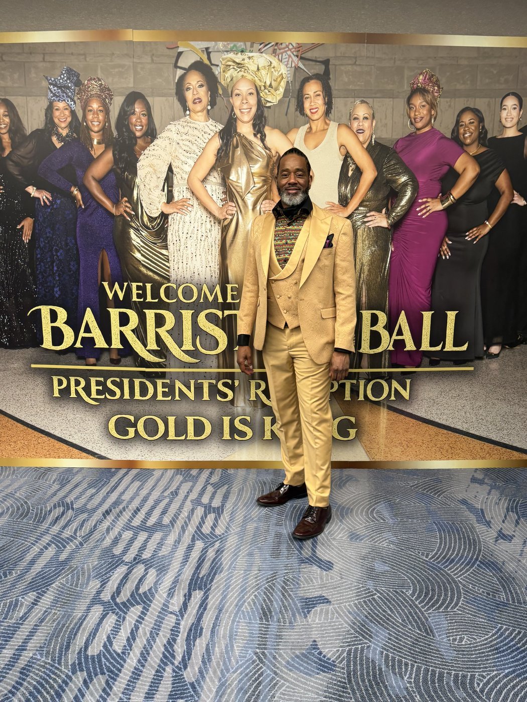 Eugene at a community gala